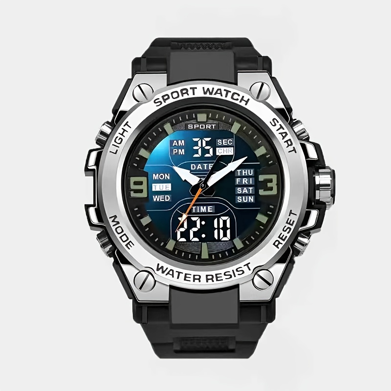 Montre de sport militaire analogique et numérique étanche · photo 4