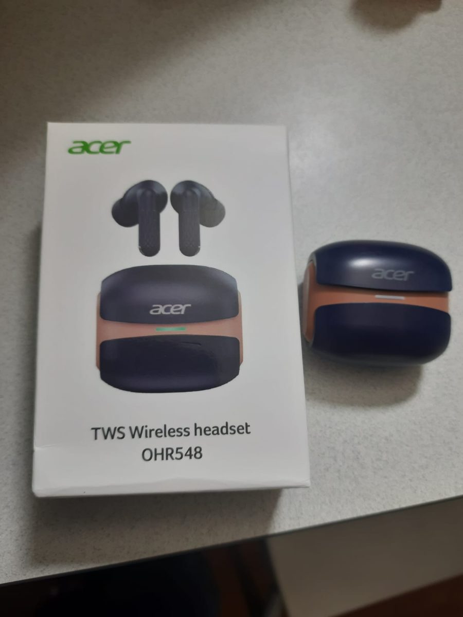 Écouteurs sans fil Acer OHR548 Pro | Écouteurs sans fil avec réduction active du bruit | Son stéréo | Basses profondes | Appels à faible latence | Confortables pour les études/affaires/sport/salle de sport/voyage | Adaptés aux téléphones portables/tablettes/ordinateurs portables | Recommandés comme · photo 4