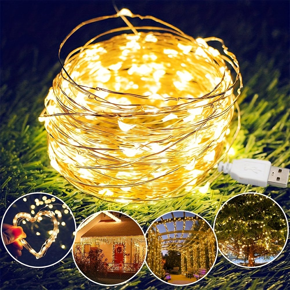 1 pièce Guirlande Lumineuse Solaire à Cordon d'Extérieur, Lumière de Jardin, Lumière pour Tuyau d'Eau, 8 Modes, IP65, Deux Couleurs Disponibles, Tube Transparent Flexible Adapté aux Jardins, Arrière-cours, Patios, Terrasses, Porches, Piscines, Décoration d'Arbre, Thanksgiving, Halloween · photo 11