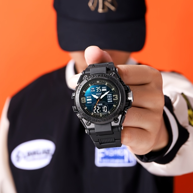 Montre de sport militaire analogique et numérique étanche · photo 10