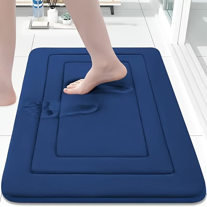 Tapis de bain super absorbant, coussin de sécurité pour baignoire et douche, tapis de sol antidérapant, tapis de bain ultra-doux et confortable de qualité supérieure, pour baignoire, douche, accessoires de salle de bain, ensemble de décoration de salle de bain, tapis de décoration intérieure, cadeau · photo 6
