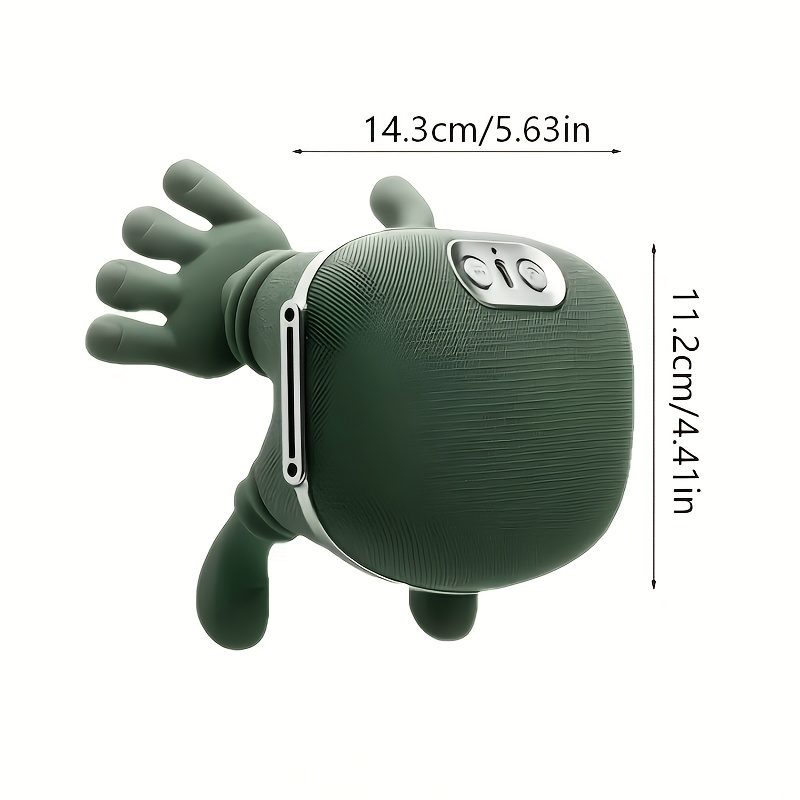 Masseur d'épaule et de dos bionique à quatre doigts, rechargeable par USB et portable. Compact et léger pour un transport facile, convient pour une position assise prolongée au travail, la détente à la maison, les voyages et les déplacements professionnels. Simule le pétrissage et la pression de · photo 3