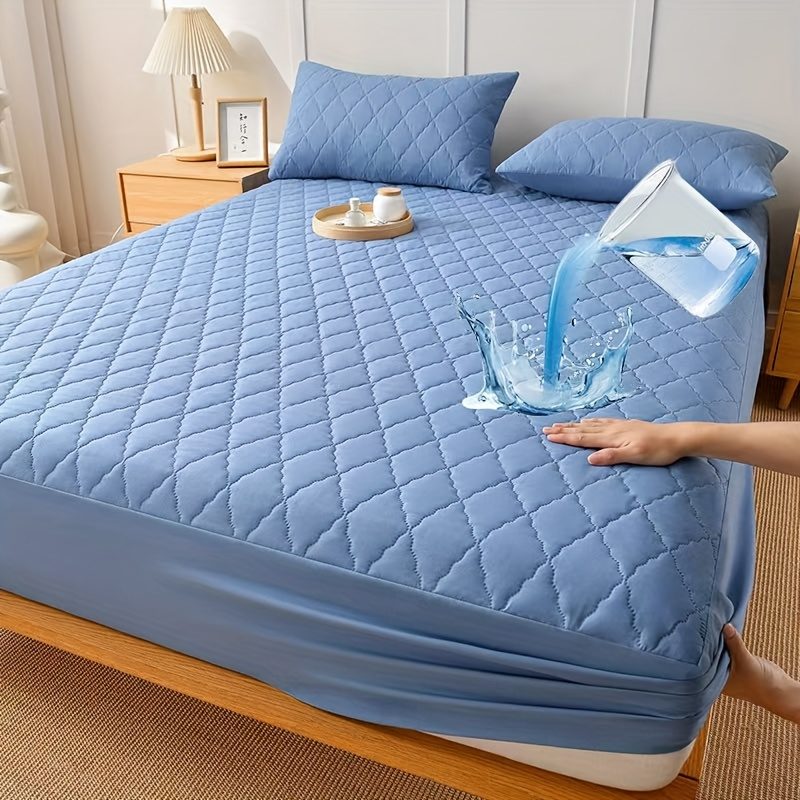 Protège-Matelas Ultrasonique Gaufré - Protection Complète Épaisse Anti-Humidité et Anti-Urine, Drap-Housse Lavable en Machine · photo 9