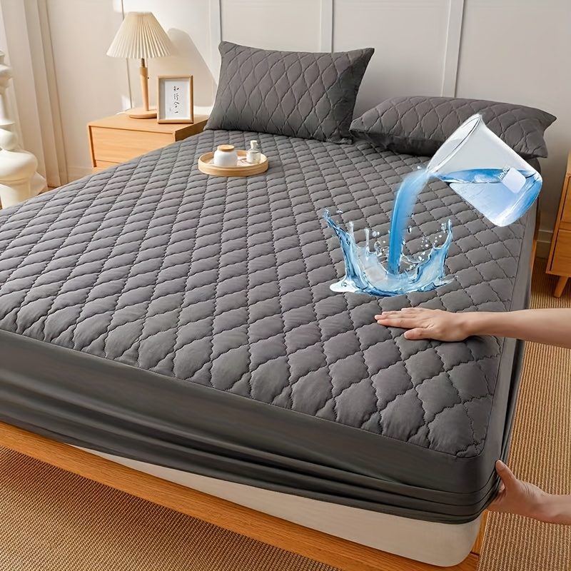 Protège-Matelas Ultrasonique Gaufré - Protection Complète Épaisse Anti-Humidité et Anti-Urine, Drap-Housse Lavable en Machine · photo 5