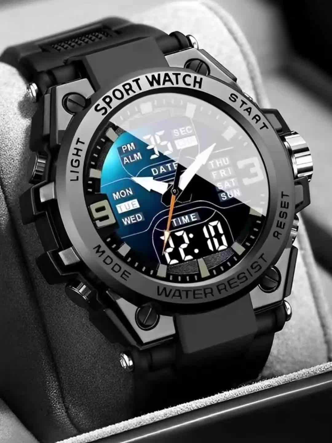 Montre de sport militaire analogique et numérique étanche · photo 2