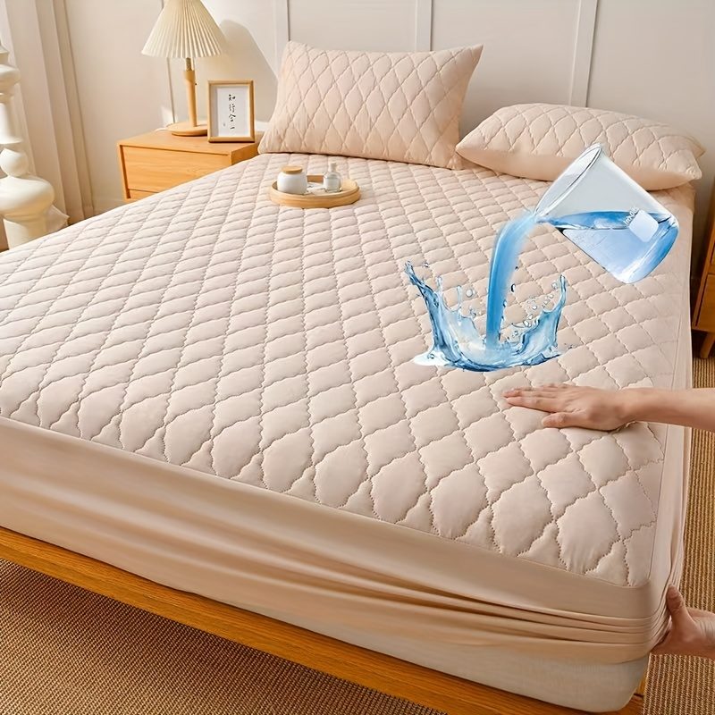 Protège-Matelas Ultrasonique Gaufré - Protection Complète Épaisse Anti-Humidité et Anti-Urine, Drap-Housse Lavable en Machine · photo 2
