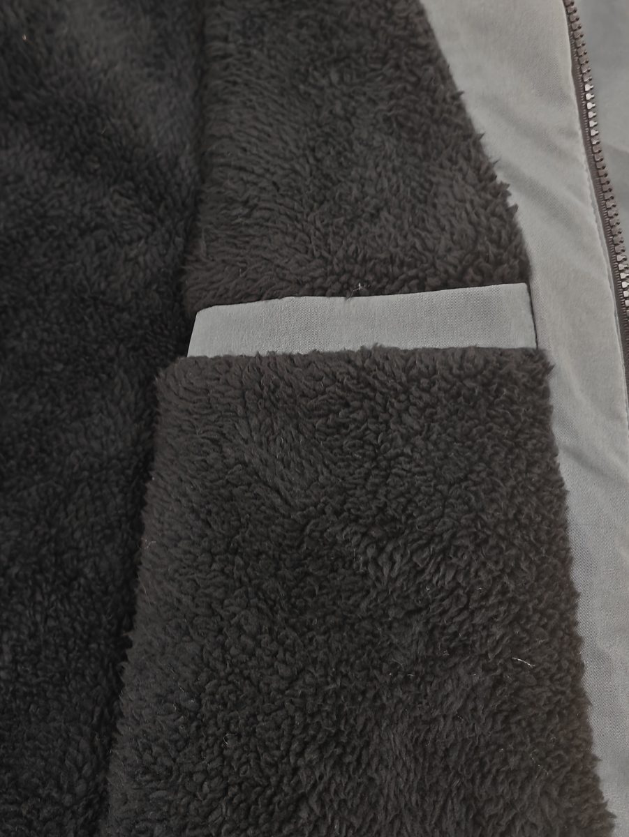 Manteau Parka à Capuche pour Homme, Longueur Moyenne, Vêtement d'Extérieur Décontracté avec Bordure · photo 4