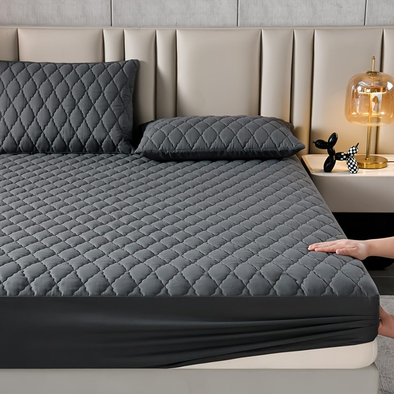 Protège-Matelas Ultrasonique Gaufré - Protection Complète Épaisse Anti-Humidité et Anti-Urine, Drap-Housse Lavable en Machine · photo 4