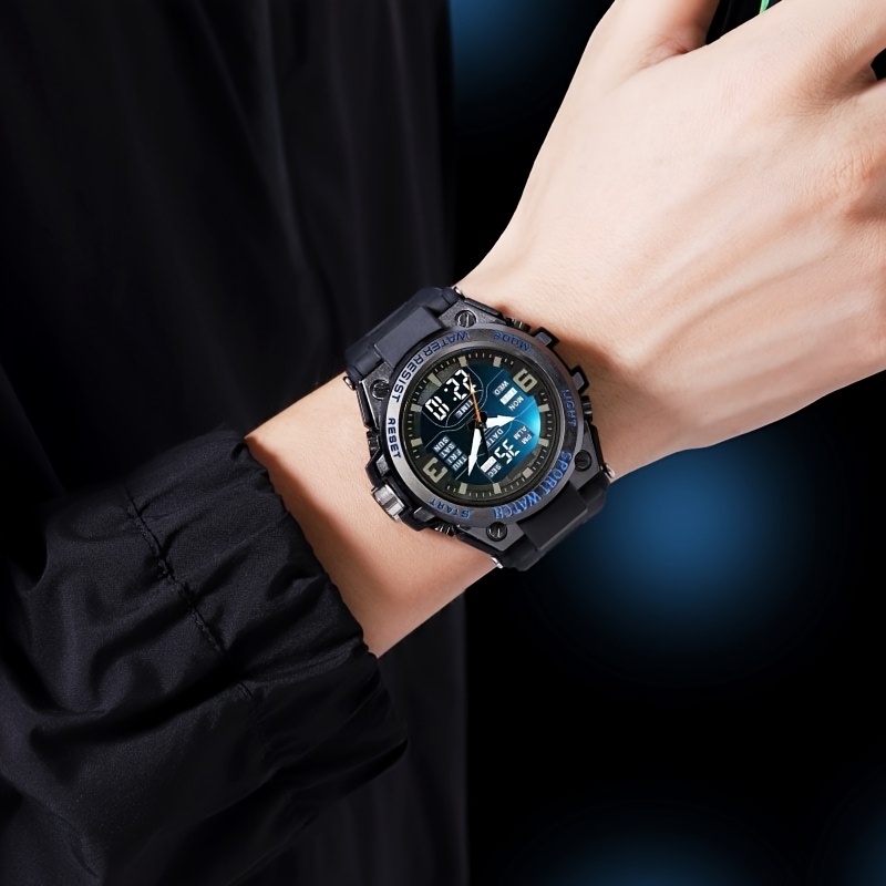 Montre de sport militaire analogique et numérique étanche · photo 5