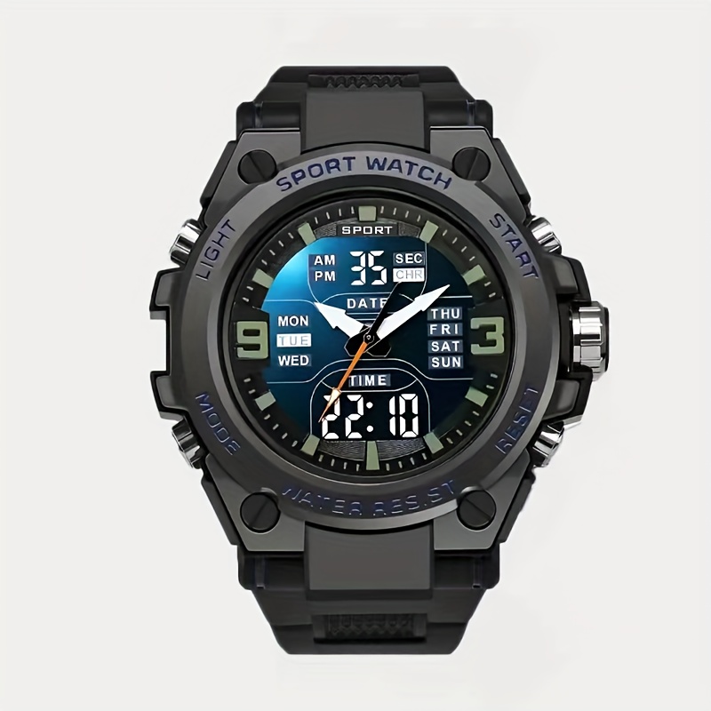 Montre de sport militaire analogique et numérique étanche · photo 8