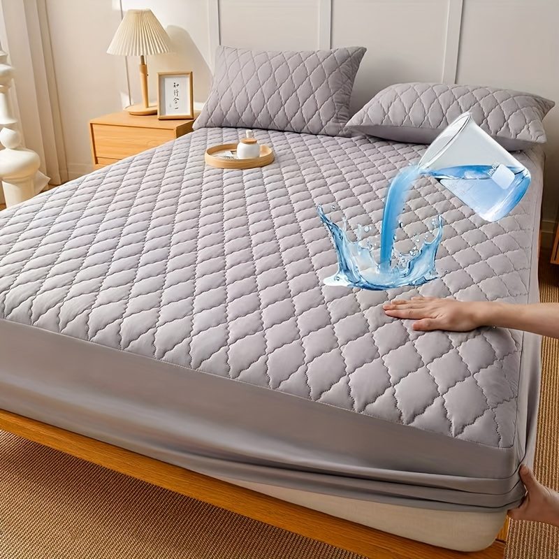 Protège-Matelas Ultrasonique Gaufré - Protection Complète Épaisse Anti-Humidité et Anti-Urine, Drap-Housse Lavable en Machine · photo 7